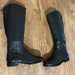 Arturo Chiang black leather boots  size 7 1/2
